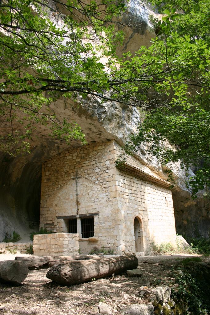 Chapelle troglodyte gorges de la Nesque