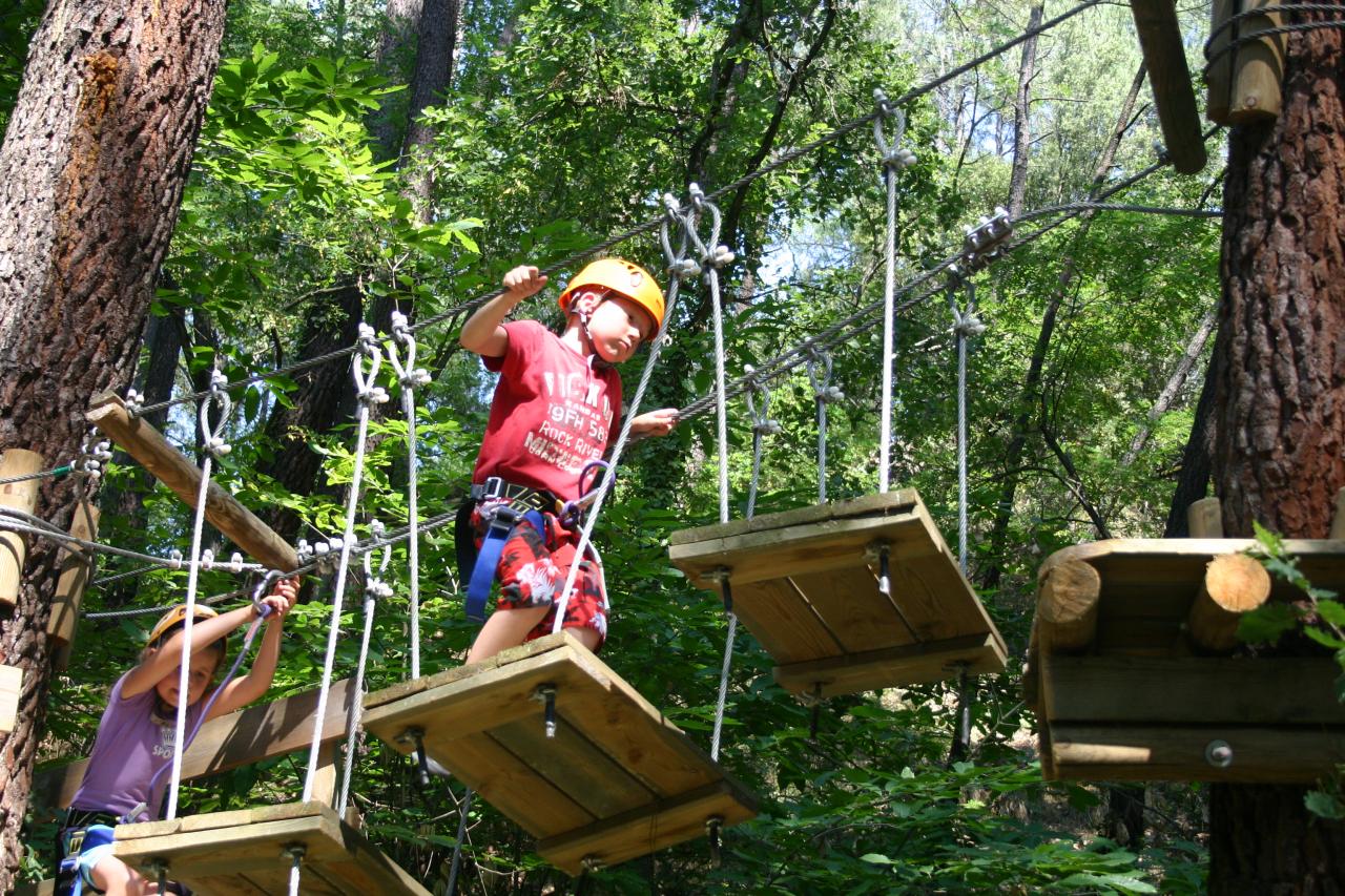 Mormoiron aventure dans les arbres